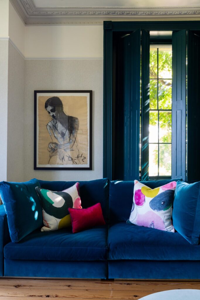 A country house in Devon reflective of a vibrant young family